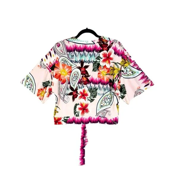 Chico's Ikat Floral Kimono - Picture 6 of 7